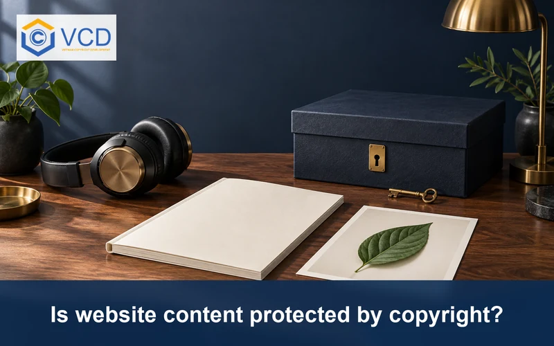 Blank manuscript, leaf photograph, headphones and a locked website content archive