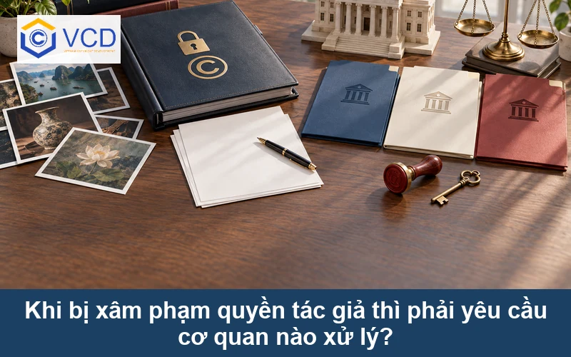 Khi bị xâm phạm quyền tác giả thì phải yêu cầu cơ quan nào xử lý?