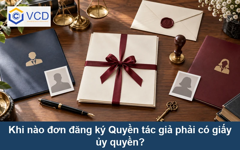 Khi nào đơn đăng ký Quyền tác giả phải có giấy ủy quyền?