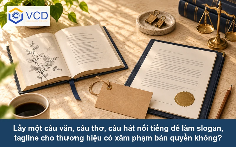 Lấy một câu văn, câu thơ, câu hát nổi tiếng để làm slogan, tagline cho thương hiệu có xâm phạm bản quyền không?