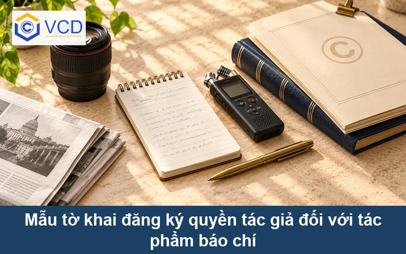 Mẫu tờ khai đăng ký quyền tác giả đối với tác phẩm báo chí