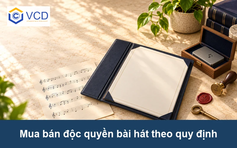 Mua bán độc quyền bài hát theo quy định