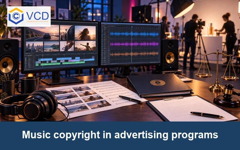 Music copyright in advertising programs