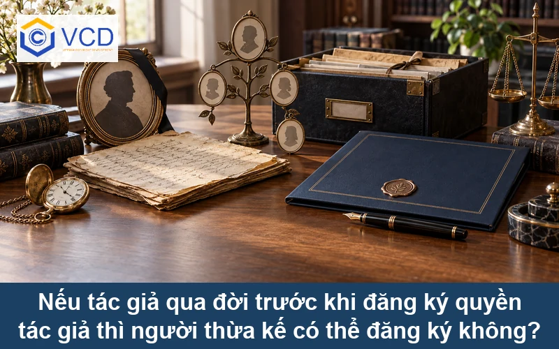 Nếu tác giả qua đời trước khi đăng ký quyền tác giả thì người thừa kế có thể đăng ký không?