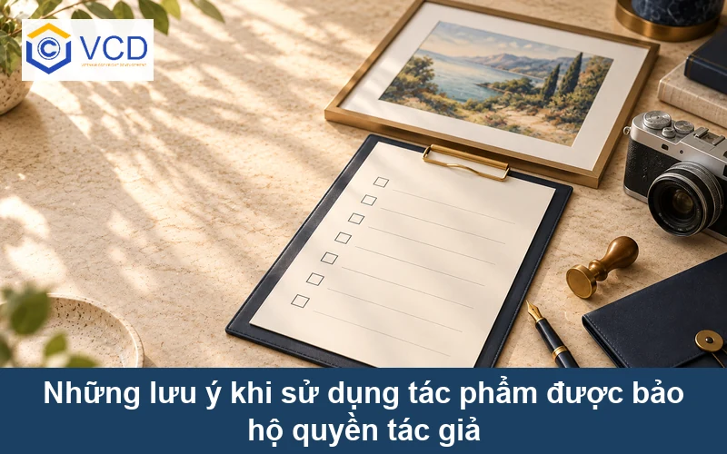 Những lưu ý khi sử dụng tác phẩm được bảo hộ quyền tác giả