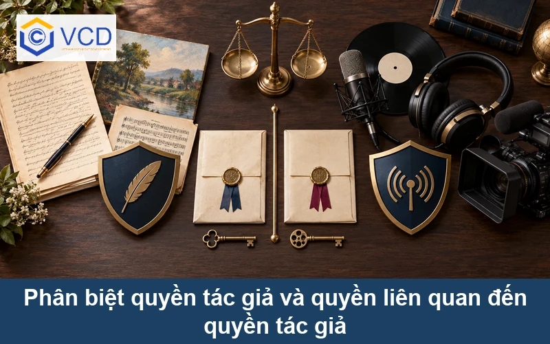 Phân biệt quyền tác giả và quyền liên quan đến quyền tác giả