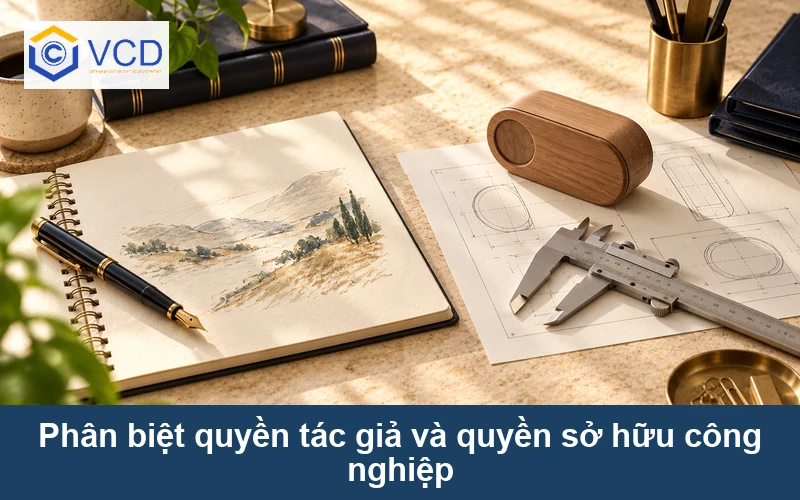 Phân biệt quyền tác giả và quyền sở hữu công nghiệp