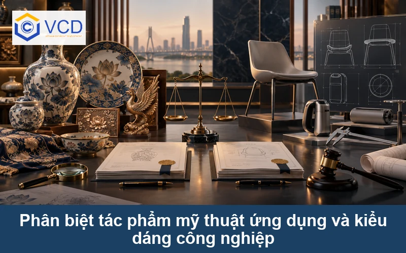 Phân biệt tác phẩm mỹ thuật ứng dụng và kiểu dáng công nghiệp
