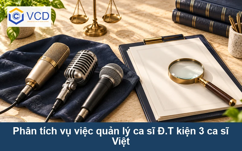 Phân tích vụ việc quản lý ca sĩ Đ.T kiện 3 ca sĩ Việt
