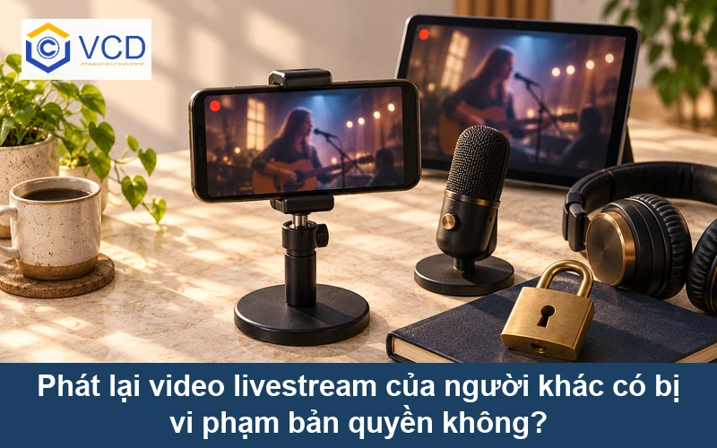 Phát lại video livestream của người khác có bị vi phạm bản quyền không?