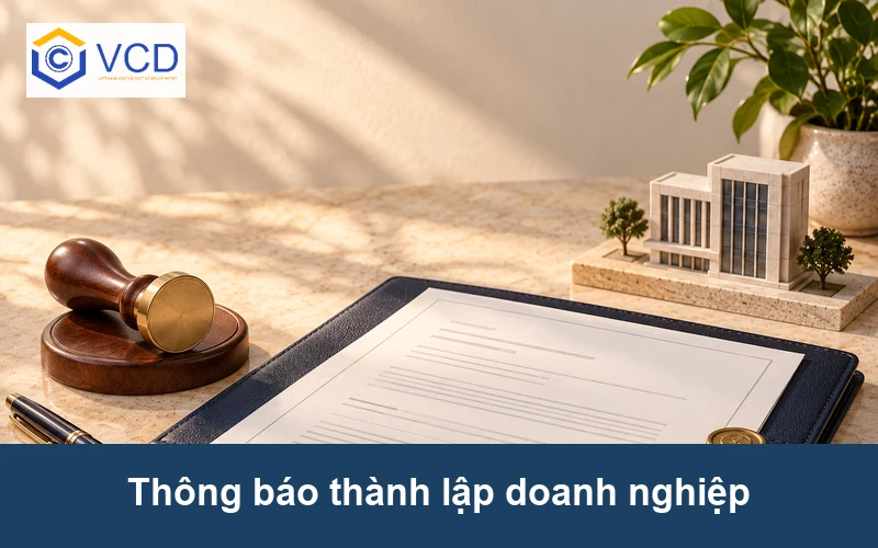 Thông báo thành lập doanh nghiệp