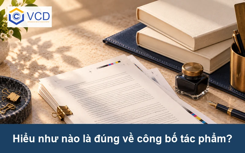 Hiểu như nào là đúng về công bố tác phẩm?