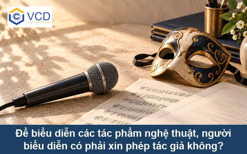 Để biểu diễn các tác phẩm nghệ thuật, người biểu diễn có phải xin phép tác giả không?
