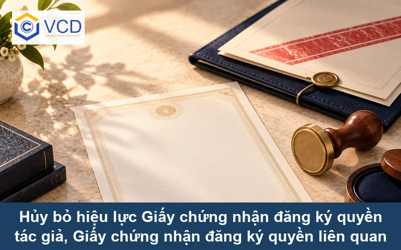 Hủy bỏ hiệu lực Giấy chứng nhận đăng ký quyền tác giả, Giấy chứng nhận đăng ký quyền liên quan
