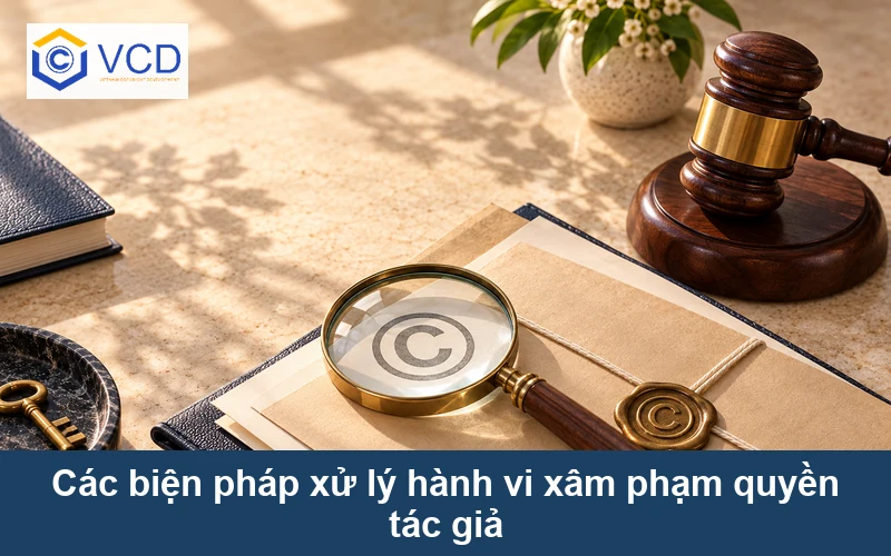 Các biện pháp xử lý hành vi xâm phạm quyền tác giả