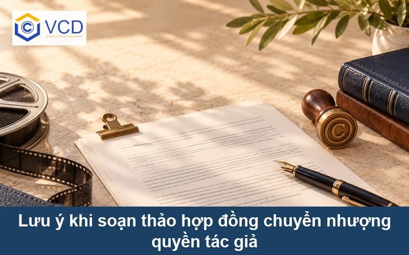 Lưu ý khi soạn thảo hợp đồng chuyển nhượng quyền tác giả