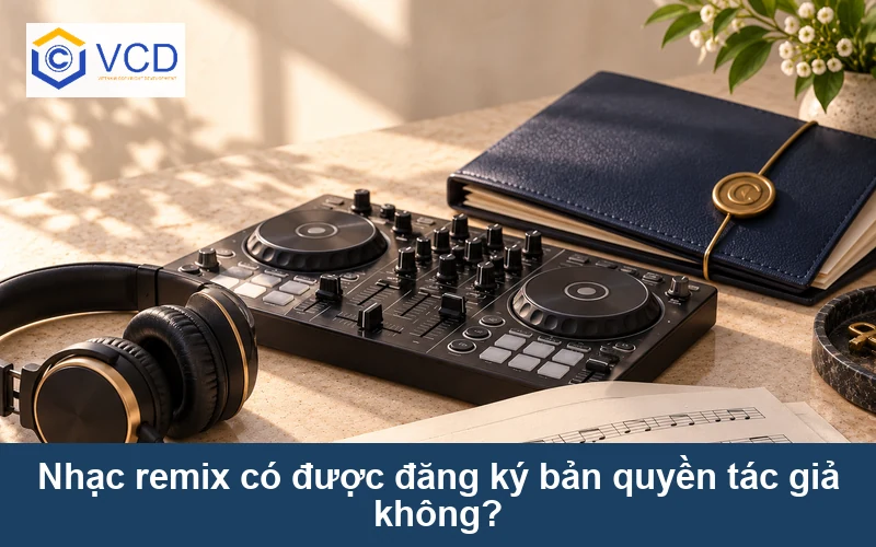 Nhạc remix có được đăng ký bản quyền tác giả không?