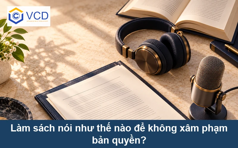 Làm sách nói như thế nào để không xâm phạm bản quyền?