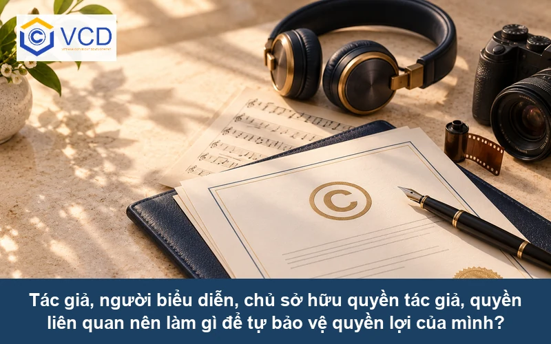 Tác giả, người biểu diễn, chủ sở hữu quyền tác giả, quyền liên quan nên làm gì để tự bảo vệ quyền lợi của mình?