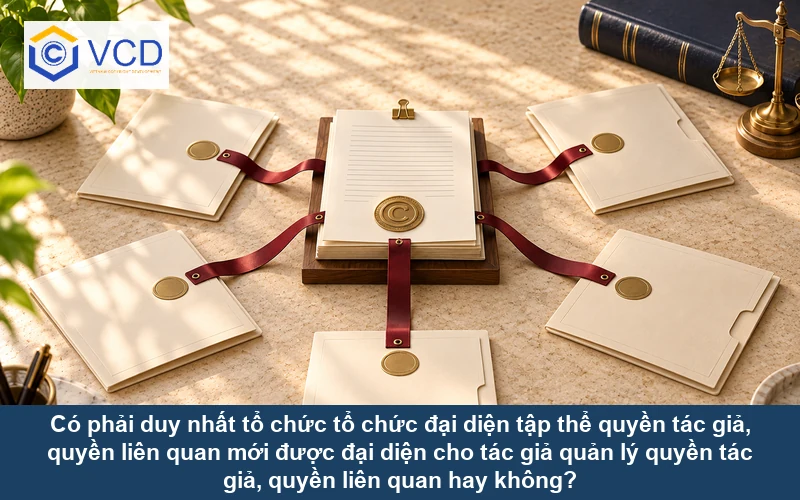 Có phải duy nhất tổ chức tổ chức đại diện tập thể quyền tác giả, quyền liên quan mới được đại diện cho tác giả quản lý quyền tác giả, quyền liên quan hay không?