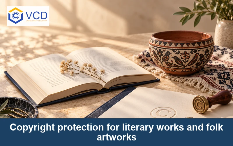 Copyright protection for literary works and folk artworks