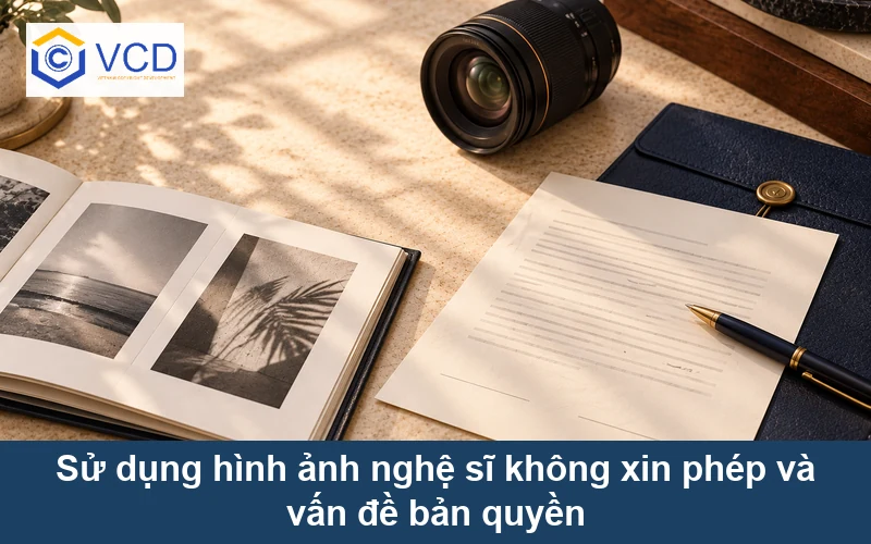 Sử dụng hình ảnh nghệ sĩ không xin phép và vấn đề bản quyền