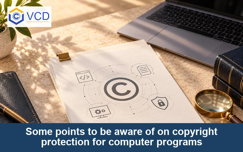 Some points to be aware of on copyright protection for computer programs
