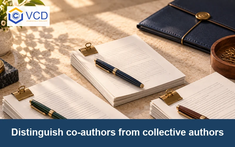 Distinguish co-authors from collective authors