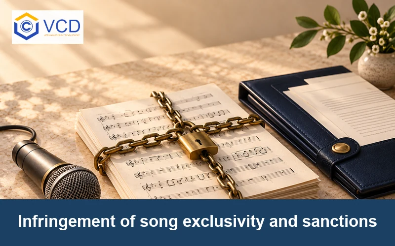 Infringement of song exclusivity and sanctions