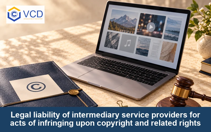 Legal liability of intermediary service providers for acts of infringing upon copyright and related rights