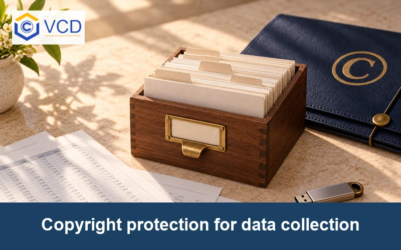 Copyright protection for data collection