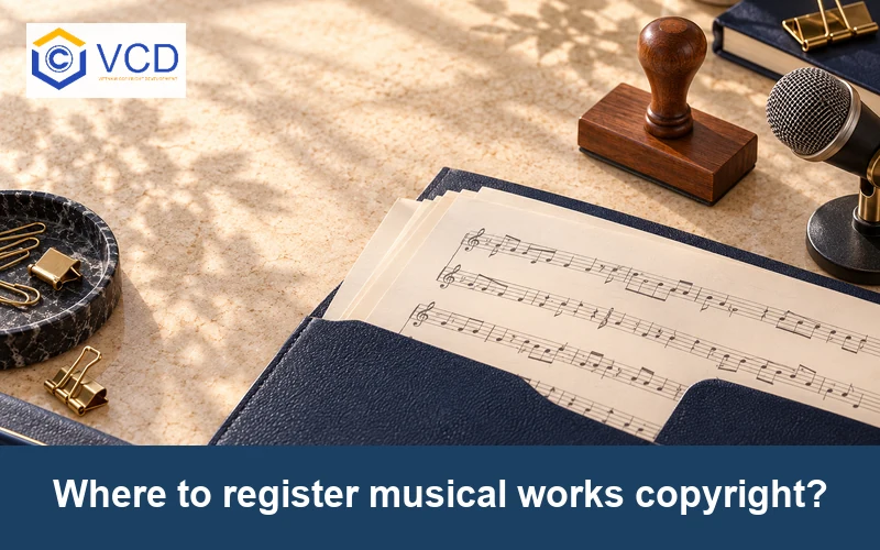 Where to register musical works copyright?