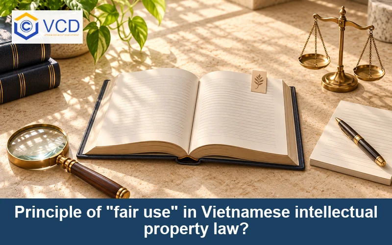 Principle of "fair use" in Vietnamese intellectual property law?