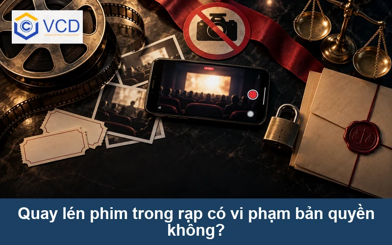 Quay lén phim trong rạp có vi phạm bản quyền không?