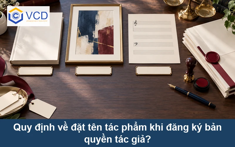 Quy định về đặt tên tác phẩm khi đăng ký bản quyền tác giả?
