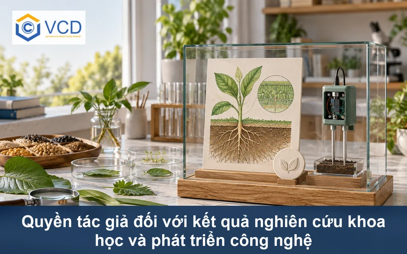Mẫu hạt và lá thô bên minh họa thực vật cùng mô-đun cảm biến được bảo vệ