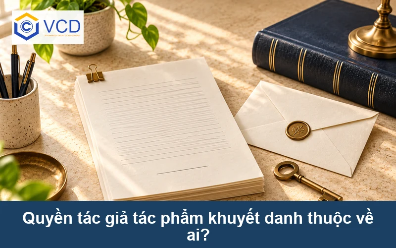 Quyền tác giả tác phẩm khuyết danh thuộc về ai?
