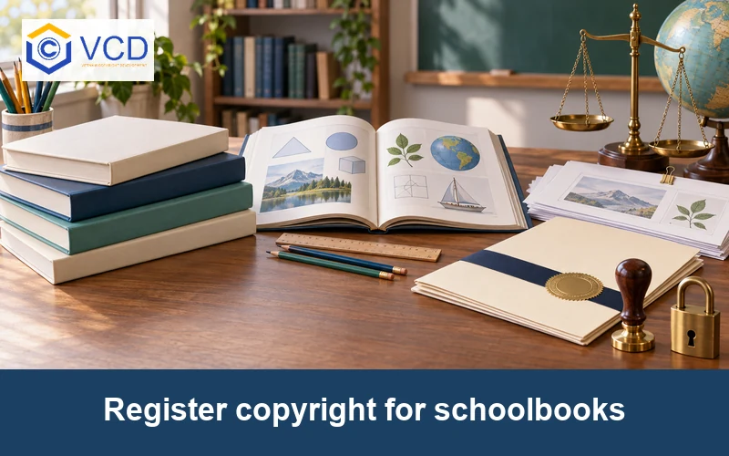 Register copyright for schoolbooks