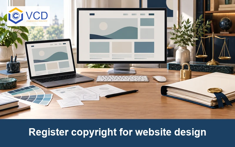 Register copyright for website design