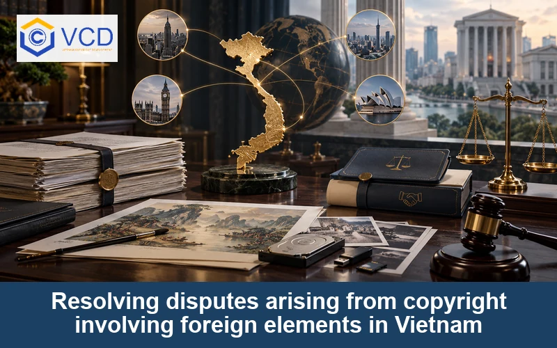 Resolving disputes arising from copyright involving foreign elements in Vietnam