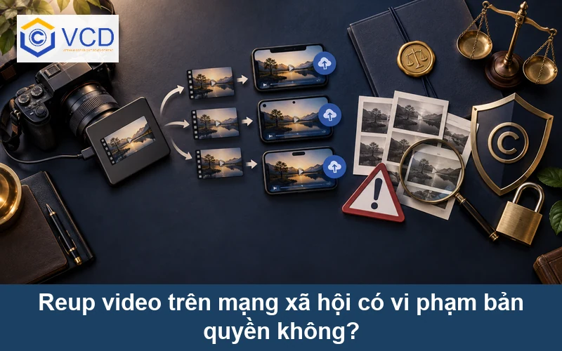 Reup video trên mạng xã hội có vi phạm bản quyền không?