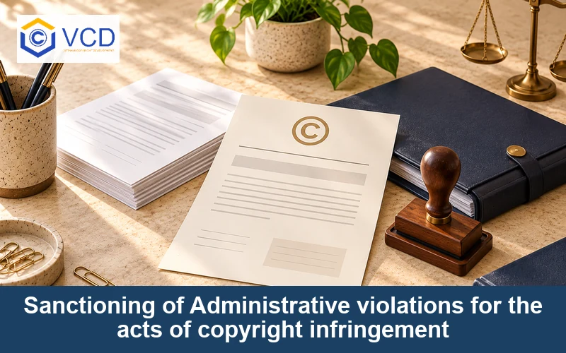 Sanctioning of Administrative violations for the acts of copyright infringement