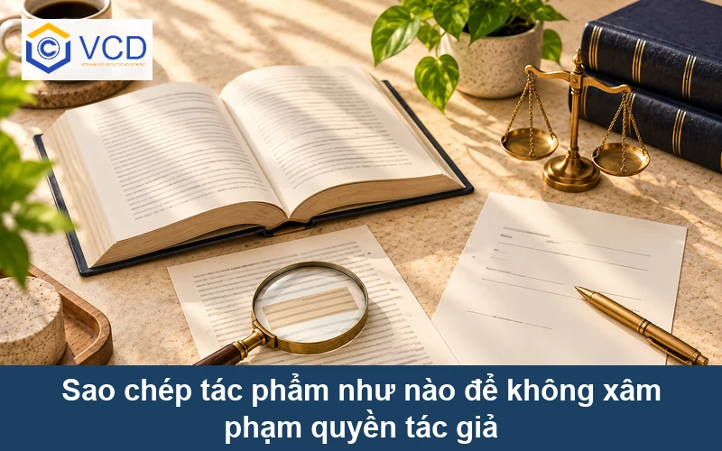 Sao chép tác phẩm như nào để không xâm phạm quyền tác giả