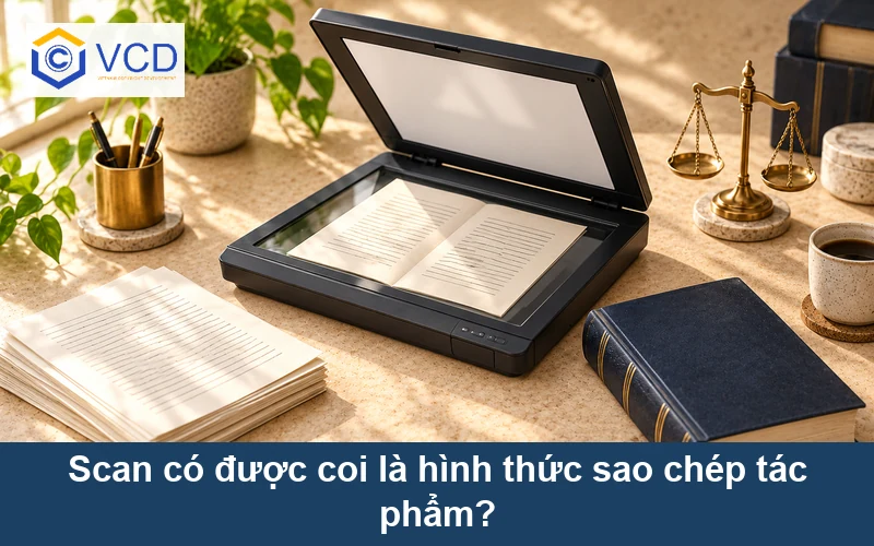 Scan có được coi là hình thức sao chép tác phẩm?
