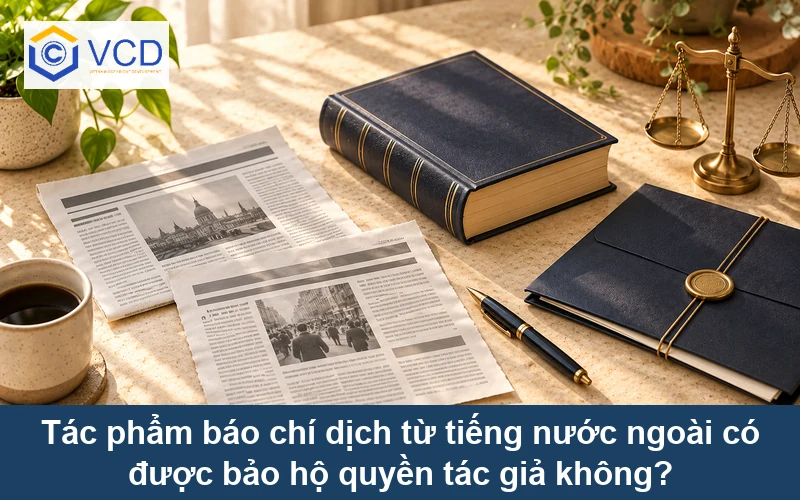 Tác phẩm báo chí dịch từ tiếng nước ngoài có được bảo hộ quyền tác giả không?