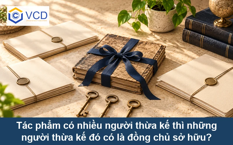 Tác phẩm có nhiều người thừa kế thì những người thừa kế đó có là đồng chủ sở hữu?