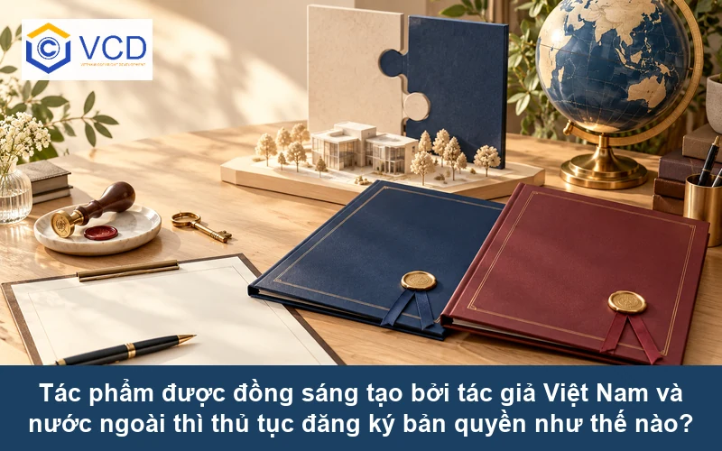Tác phẩm được đồng sáng tạo bởi tác giả Việt Nam và nước ngoài thì thủ tục đăng ký bản quyền như thế nào?