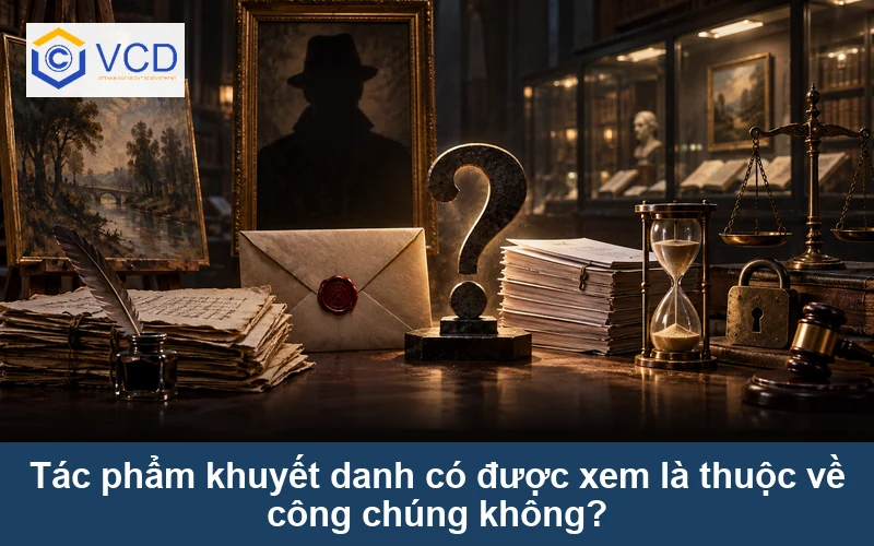 Tác phẩm khuyết danh có được xem là thuộc về công chúng không?