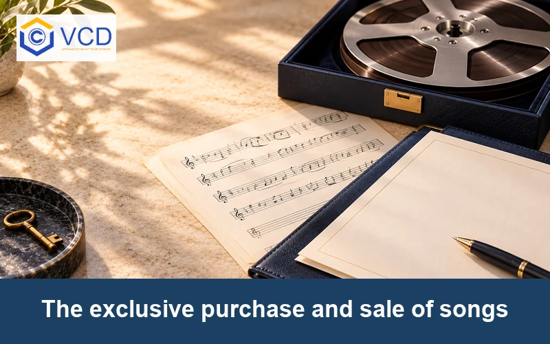 The exclusive purchase and sale of songs
