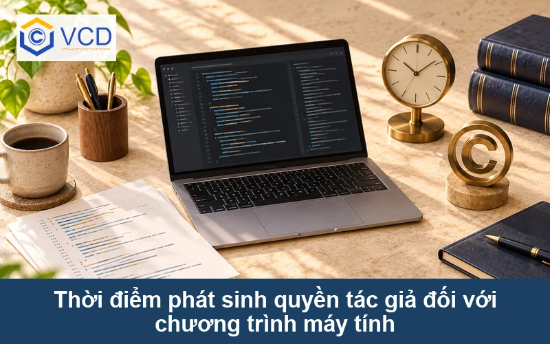 Thời điểm phát sinh quyền tác giả đối với chương trình máy tính